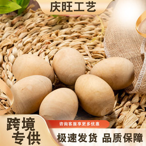 Wooden <b>Egg</b> Diy Graffiti <b>Eggs</b> Childrens Hand Painted <b>Egg</b> Props Easter <b>Decorations</b> Toys Creative Crafts - Product Image 5