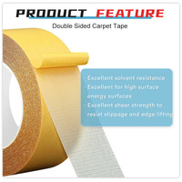 Ruban adhésif double face haute performance pour la fixation de tapis de bureau commerciaux en usine