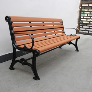 Nouveau meuble <span class=keywords><strong>de</strong></span> patio <span class=keywords><strong>en</strong></span> <span class=keywords><strong>fonte</strong></span> <span class=keywords><strong>et</strong></span> <span class=keywords><strong>bois</strong></span> recyclable, 2023, 3 places, <span class=keywords><strong>en</strong></span> plastique, bon marché, patio extérieur, <span class=keywords><strong>banc</strong></span> <span class=keywords><strong>de</strong></span> parc urbain - Product Image 2