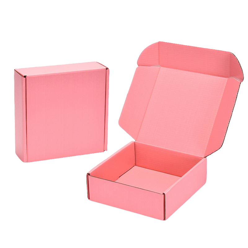 Cardboard Cartons Mailer Carton Mystery Mailing in Corrugated for Packaging Shipping Advent Calendar Boxes Pink Gift Box