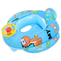 Bouée de natation gonflable en gros pour enfants avec volant, siège flottant épaissi en PVC, nouveauté