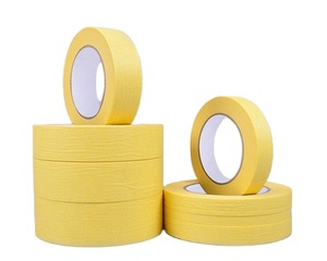 Venta al por mayor 24mm pintor autoadhesivo pintura alto papel crepé enmascarar <span class=keywords><strong>cinta</strong></span> de pintura de respaldo - Product Image 3