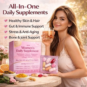 Suplemento Multivitamínico Diario para Mujeres, Paquete <span class=keywords><strong>de</strong></span> 30 Días, Colágeno, Biotina, Arándano, Ashwagandha para el Crecimiento del Cabello, Antienvejecimiento y Alivio del Estrés - Product Image 3