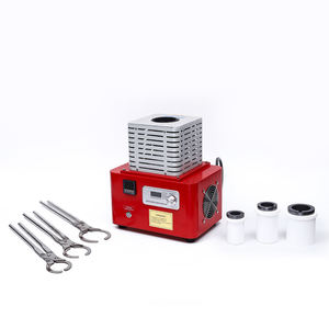 Machine de fusion par induction à moyenne fréquence de bureau miniature SSMG 1450 degrés, four industriel pour l'or/argent/cuivre/fer/aluminium - Product Image 3