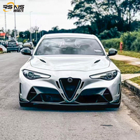 Pour Alfa Romeo Julia Kit de carrosserie large amélioré Style GTAM pare-chocs de voiture lèvres avant jupes latérales aileron arrière accessoires automobiles