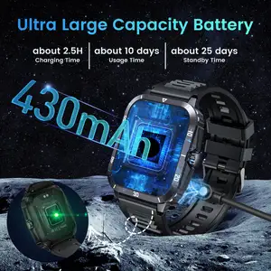 Smart Watch 1.96" Inch HD Screen Full Touch For Android And IPhone BT Call 430mAh Battery Capacity Smartwatches