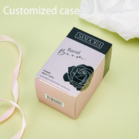 Boîte en papier couché brillant de haute qualité pour emballage cadeau de cosmétiques et soins de la peau, avec logo imprimé en feuille d'or sur mesure, format personnalisé, pour parfum