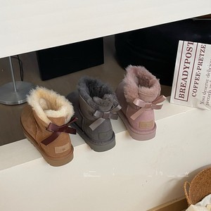 Botas de Nieve Personalizadas para Mujer, Modelo 2026, Plataforma, Piel de Oveja, Estilo Uggs, <span class=keywords><strong>Mini</strong></span> Bailey Bow Clásico, Botines de Invierno para Mujer - Product Image 2