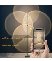 Projecteur de lampe créative coucher de soleil, rotation à 360°, LED moderne, lampes de sol, lampes de sol d'angle LED