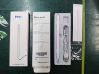 Lápiz Óptico Capacitivo Activo Wenku con Punta Superfina, Carga Tipo C, Lápiz Táctil Universal para Tabletas Android e iOS con Pantalla LED