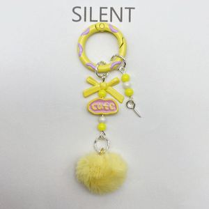 Colorful Plush Handmade Keychain Phone Strap DIY Letter Blind <b>Box</b> Cute Bead Pendant for Women Jewelry Bag Accessories <b>Gift</b> - Product Image 6
