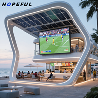Écran solaire publicité de rue Jeux de football bar boutique Restaurant Mur vidéo Pantalla Led Module Panneau d'affichage Signalisation