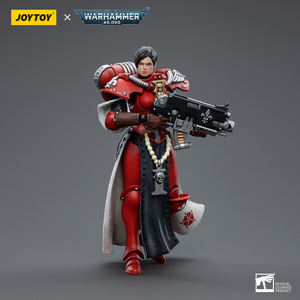 JOYTOY Dark Source 1:18 PVC ABS Figurine de Soldat Articulée Jouet Modèle <span class=keywords><strong>Warhammer</strong></span> 40K <span class=keywords><strong>Battle</strong></span> Sister Bloody Rose Convent Squad 3 Personnes - Product Image 5