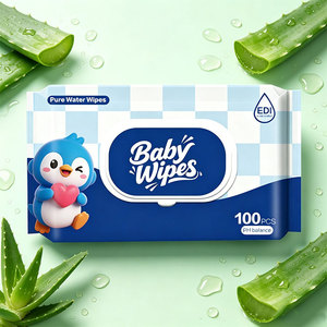 <span class=keywords><strong>Toallitas</strong></span> Personalizadas 48 60 80 120 150 Unidades 100% Biodegradables <span class=keywords><strong>Toallitas</strong></span> de Agua Pura <span class=keywords><strong>Aqua</strong></span> Baby - Product Image 3