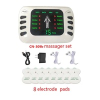 Appareil de massage numérique portatif à 8 modes pour l'acupuncture et la thérapie TENS, pour soulager les douleurs corporelles