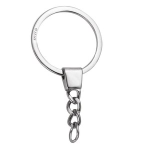 2 ANELLI METALLICI da 35 mm per Portachiavi - Product Image 1