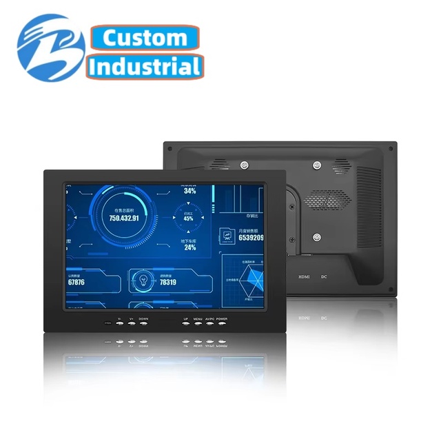 10.1 Inch Display Resistive LCD Tft Touch Screen Monitor 1280*800 Resolution Industrial Resistive Touchscreen Monitor