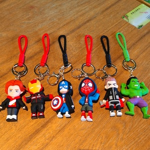 Llavero de Gel de Silicona de <span class=keywords><strong>Marvel</strong></span>: Capitán América, Spider-Man, Iron Man - Colgante de Muñeco de Mano de los Vengadores, Regalo de Estilo Lindo y de Dibujos Animados - Product Image 4