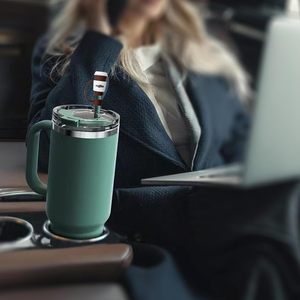 จุกปิดหลอดดูดกาแฟซิลิโคน PVC ป้องกันฝุ่น ขนาด 10 มม. หลายแบบ สำหรับแก้ว - Product Image 4