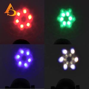Luz Móvil Mini de 6x10w RGBW 4 en 1, Luz Móvil de Ojo de Abeja de 6 Leds, en Oferta - Product Image 6