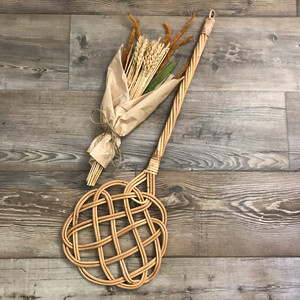 Mây Tự Nhiên Handmade Dệt Giá Rẻ Giá Thảm Và Thảm Beater Bụi Loại Bỏ Công Cụ Bán Buôn Made Tại Việt Nam - Product Image 4