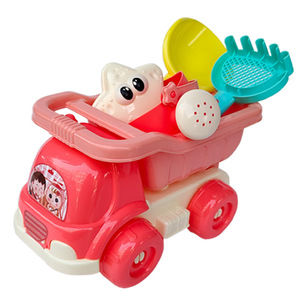 Juego de juguetes de playa para niños, herramientas para excavar arena y jugar con agua, cubo, pala, carrito para niños de 4 a 6 años - Product Image 5