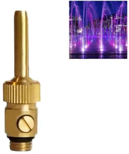 1/4" DN8 Brass Multi Direction Comet Water Fountain Nozzle Spray Pond Sprinkler Head