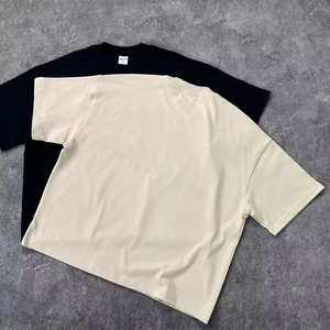 เสื้อยืดโอเวอร์ไซส์ทรงสปอร์ต แขนสั้น ไหล่ตก พิมพ์ลายสกรีนเรียบๆ สำหรับทุกเพศ ทุกวัย สไตล์สตรีทแวร์ รับสั่งทำ - Product Image 3