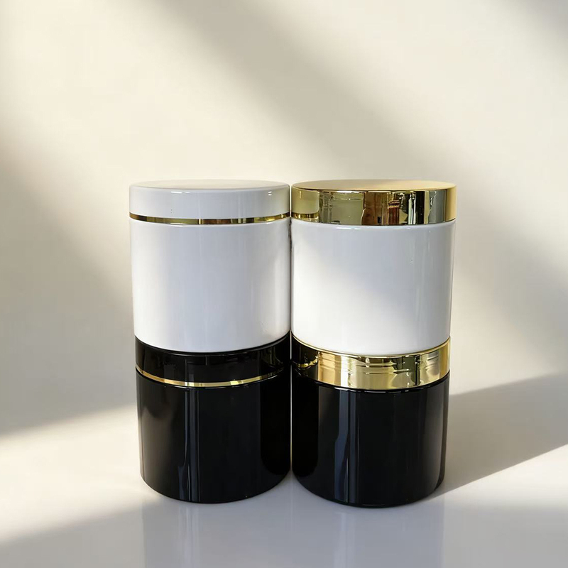 Bottle Pet Jar White Black Amber