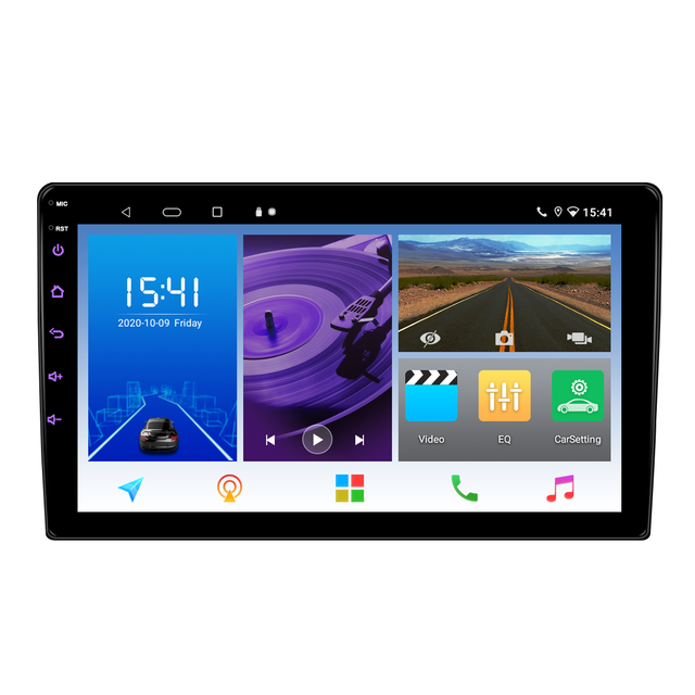 2 Din 9 Inch T5 Car Android DVD Player Stereo GPS Navigation Radio AHD Wifi FM Dashboard Placement Radio Support HDMI