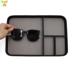 Caja de almacenamiento con bandeja de valet EDC de gran capacidad, organizador de tocador de escritorio para herramientas y vajilla para sala de estar y Escritorio - Product Image 4