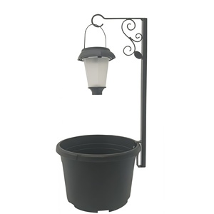 Lámpara de Pie Inteligente con Energía Solar, de ABS, Resistente al Agua y al Calor, Decorativa para Jardín, Patio, Terraza, Automática - Product Image 1