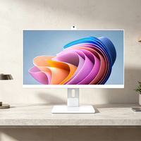 PC de bureau tout-en-un rotatif avec écran LCD de 24 ou 27 pouces, RAM DDR4, design mural, lecteur DVD, Type C