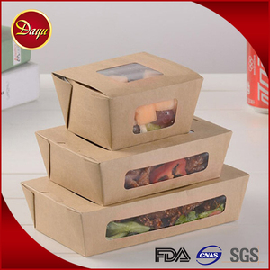 Hamburger Snack Fast Food scatola di carta Sandwich personalizzato scatola di imballaggio carta Kraft Logo personalizzato <span class=keywords><strong>da</strong></span> <span class=keywords><strong>asporto</strong></span> torta usa e getta - Product Image 6
