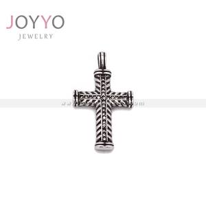 Usine directe K or acier inoxydable orthodoxe prêtre croix inoxydable Benoît croix collier pendentif diamant poitrine décoration - Product Image 6