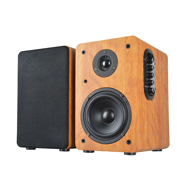 Wooden USB Blue Tooth Studio Computer Desktop Power Amplifier Audio Stereo Hifi Home Theatre System Bookshelf Speaker