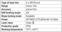 Niveau laser professionnel SL17-4D
