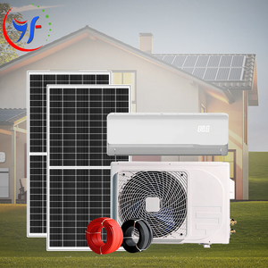 เครื่องปรับอากาศแบบติดผนังไฮบริดพลังงานแสงอาทิตย์ ACDC 24000 บีทียู รุ่น YF-ACDC-24K ระบบปรับความถี่ได้ สำหรับทำความเย็น/ทำความร้อนในครัวเรือน - Product Image 1