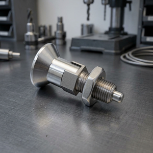 Spring Loaded Index Bolt Indexing Plungers Stainless Steel M5-M16 Polished Finish Thumb Drive System - Product Image 3