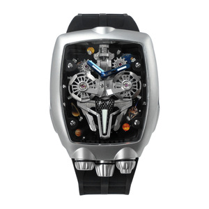 <span class=keywords><strong>Reloj</strong></span> de Lujo Personalizado para <span class=keywords><strong>Hombre</strong></span>, Mecánico Automático, Resistente al Agua, con Correa de Silicona Morada, Esfera Esqueleto, Manecillas Luminosas, Diseño Planetario <span class=keywords><strong>Solar</strong></span> - Product Image 4