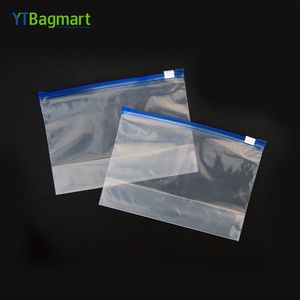 YTBagmart 중국 공급 업체 사용자 정의 Resealable 투명 지퍼 가방 식품 냉동고 저장 포장 Pe 플라스틱 슬라이더 애 가방