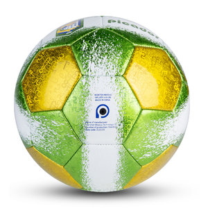 Drapeau <span class=keywords><strong>du</strong></span> <span class=keywords><strong>Brésil</strong></span> personnalisé, ballon de football cousu à la machine, PU/TPU/PVC, taille 4, entraînement des jeunes pour le football - Product Image 3