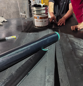 BYCOSINE <strong>Uncured</strong> Conveyor Belt Joint Cover <strong>Rubber</strong> 5mm*500mm NR Material 21MPA Tensile Strength PVC&amp;PVG Application Cutting Black - Product Image 2