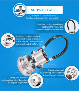 0-15000 psi forage et entretien de puits de pétrole marteau Union capteur de pression marteau Union PPM-T293A avec certificat Ex-Proof - Product Image 2