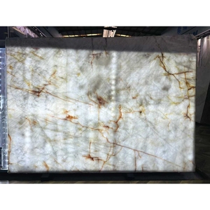Newstar Personnalisé Naturel Salle De Bains Rétro-Éclairé Cristal Blanc <span class=keywords><strong>Cristallo</strong></span> Quartzite Pierre Translucide Vanité Évier Lavabo - Product Image 4