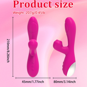 Bâton de <span class=keywords><strong>massage</strong></span> vibrant étanche à double moteur avec 7 modes de vibration haute intensité pour la masturbation féminine, produit pour adultes Dongguan - Product Image 5