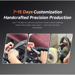 Volant <span class=keywords><strong>sport</strong></span> en fibre de carbone et alcantara personnalisé pour les modèles <span class=keywords><strong>Volvo</strong></span> S60 S90 V60 <span class=keywords><strong>V90</strong></span> berline et break - Product Image 5