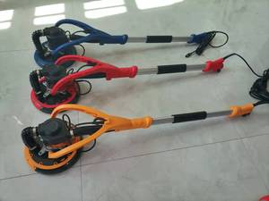 Ponçeuse à sec à poignée <span class=keywords><strong>girafe</strong></span> électrique DIY, auto-aspirante, 230V/110V, sans balais, avec sac à poussière, vitesse variable, grain extra grossier - Product Image 4