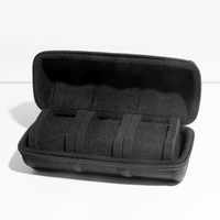 Siyoucase personnalisé de luxe de haute qualité 3 fentes montre numérique étui de voyage réutilisable Portable coque rigide noir Eva boîtier de montre affichage
