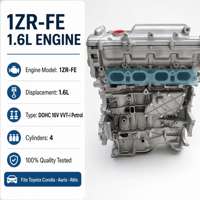 Ensemble moteur 1ZR 1ZR-FE DOHC 16V essence Dvigatel, bloc long complet pour Toyota Corolla Altis Matrix Verso